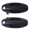 Hyundai Santa Fe 2 x Front Outer Door Handles Black (2000-2005)