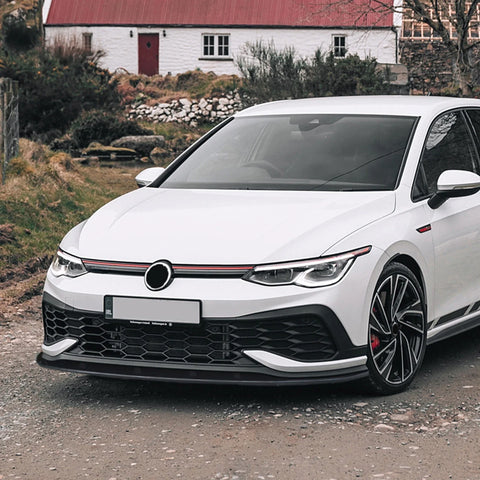 VW Golf 8 R GTI Front Spoiler Lip Splitter (2020-2023)