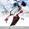 Motorcycle 2 x Handlebar Rear View Side Mirror