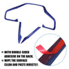 Honda Civic (2016-2021) Blue 3 x Car Steering Wheel Cover Trim