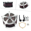 Harley Touring Electra Street Glide Road King CNC Chrome Air Cleaner (08-16)