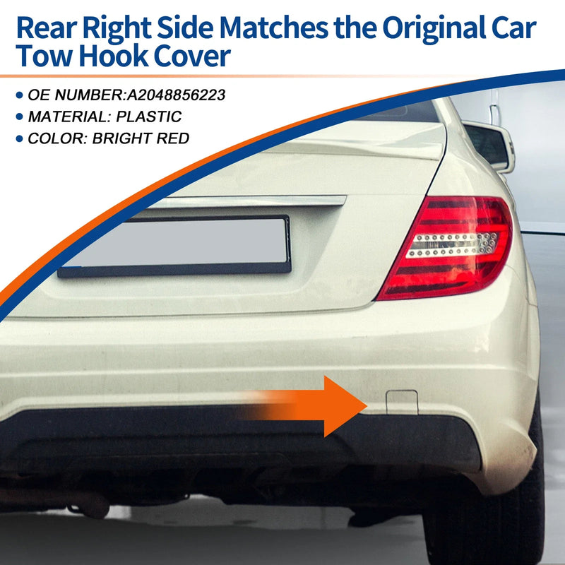Mercedes-Benz C-Class W204 2012-2015 A2048856223 Rear Tow Hook Cover