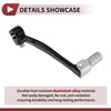 Honda CRF110F (2013-2018) Black Silver Folding Motorcycle Gear Shifter Lever