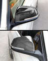 BMW 3 Series F20 F30 Real Carbon Fiber Rear View Mirror Cover Caps Fit