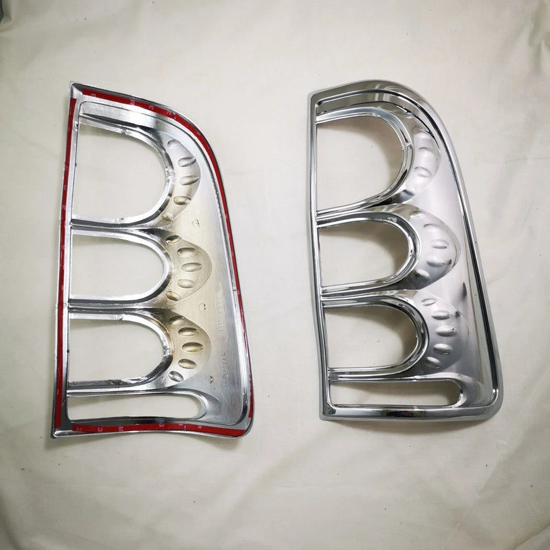 Toyota Hilux Vigo (2005-2011) 2 x Chrome Rear Light Lamp Taillight Cover Trim