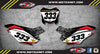 Honda CRF 125 2013-2018 with STAR STYLE Stickers Custom Number Plates