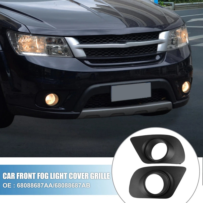 Dodge Journey 2 x Front Fog Light Grille Covers (2011-2019)
