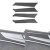 Audi A6 2019-2022 4pcs Carbon Fiber Interior Door Knob Cover Trim Fit