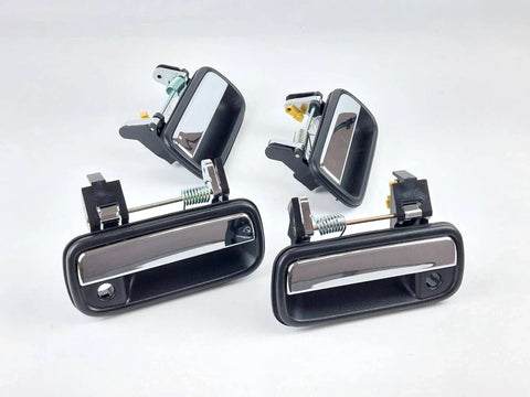 Toyota Hilux 1998-2004 2 / 4WD Double Cab Chrome Front Door Handles (98-04)