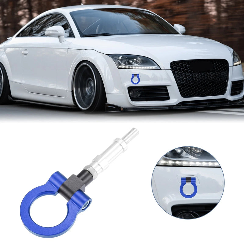 Honda Fit, S2000, Acura TL Blue Front Bumper Trailer Ring Eye Tow Hook