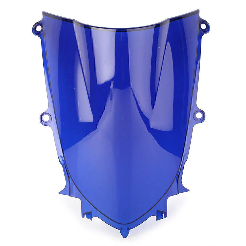 Yamaha YZF R6 Blue Windshield Windscreen Double Bubble (2017-2018)