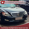 Mercedes-Benz Front Left Bumper Headlight Washer Nozzle Cover