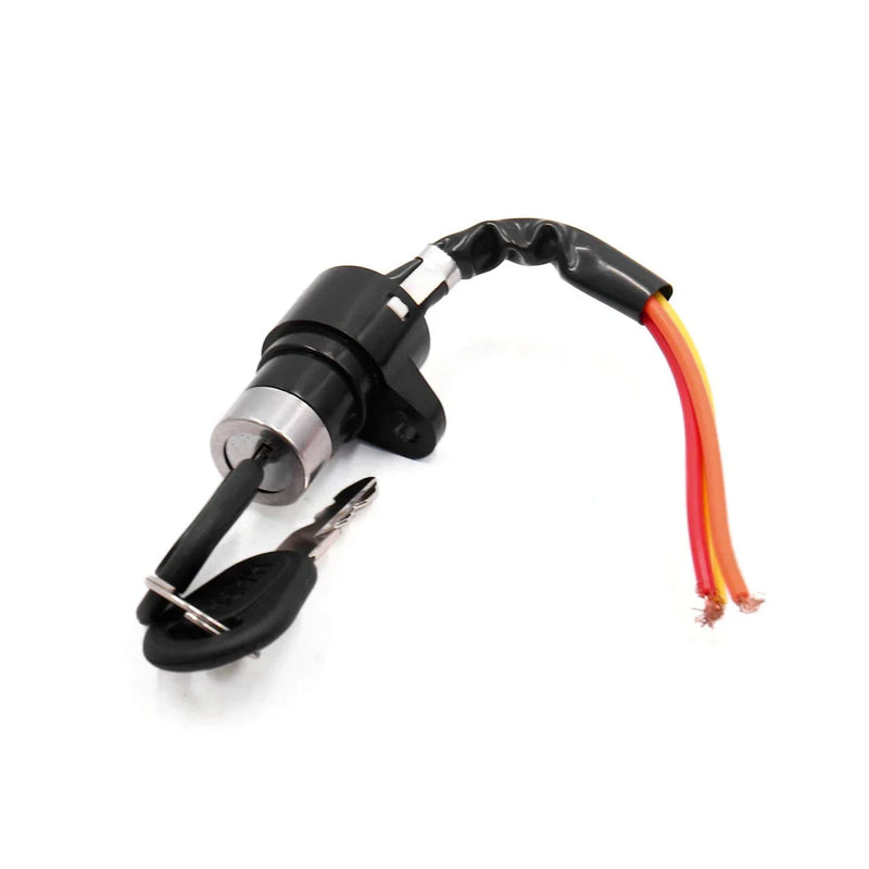 Motorcycle Scooter 3-Wire Security Ignition Switch Lock with Two Keys