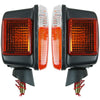 Toyota Land Cruiser 40 BJ40 FJ40 HJ45 Black Corner Light (1974-84)