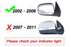 Holden Rodeo Right Side Power Mirror 5 Wires (2002-2006)