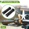 Motorcycle 7/8" 22mm Hand Grips Rubber Black Rhombus
