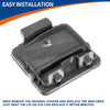 BMW 525i 530i (2001-2007) Silver Tone Rear Tow Hook Cover