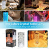 Rose Diamond Touch Crystal Table Lamp with USB & 3/16 Color LED Light