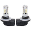 1pc 881 30SMD HID White 5 COB LED Fog Lights DRL Bulbs 886 894 896 898 H27W/2