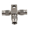 Car Stainless Steel AN-3 Tee Brake Hose Fittings (No Year Specified)