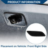 Honda Civic FB2 FB3 (2012-2013) Black Front Right Washer Nozzle Cover
