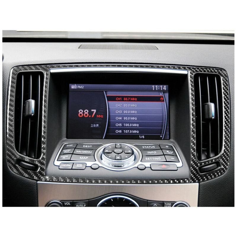 Infiniti G37 Sedan Carbon Fiber Air Vent Cover Trim (2010-2013)