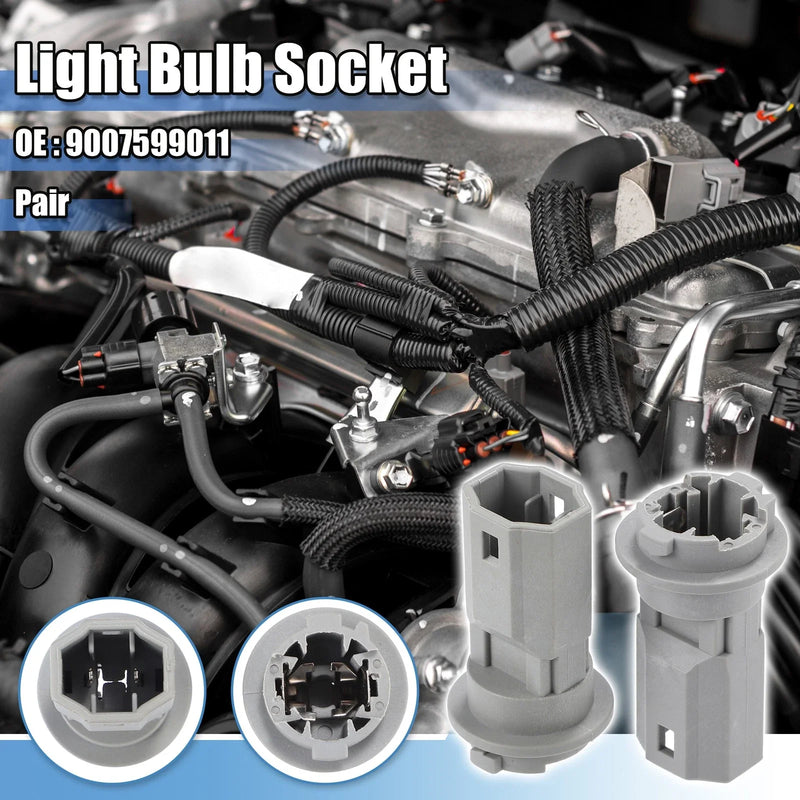 Toyota / Lexus 2 x Turn Signal Light Lamp Bulb Socket Gray