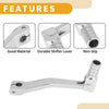 Apollo BBR Silver Tone Folding Gear Shifter Lever