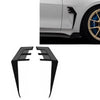 BMW 4 Series G22 G23 430i M440i Black Side Air Fender Vent Trim (2021-2025)