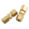 10 x Brake Line Connector Without Flaring 4.75mm 3/16in Double Cutting Ring