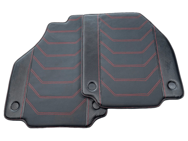 Ferrari F8 Spider AutoWin Leather Floor Mats (2020-2023)