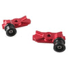 Kawasaki Ninja 250 300 Red CNC Swingarm Spool Adapters (2013-2023)