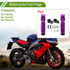 Honda, Suzuki, Yamaha Purple Motorcycle Foot Pegs