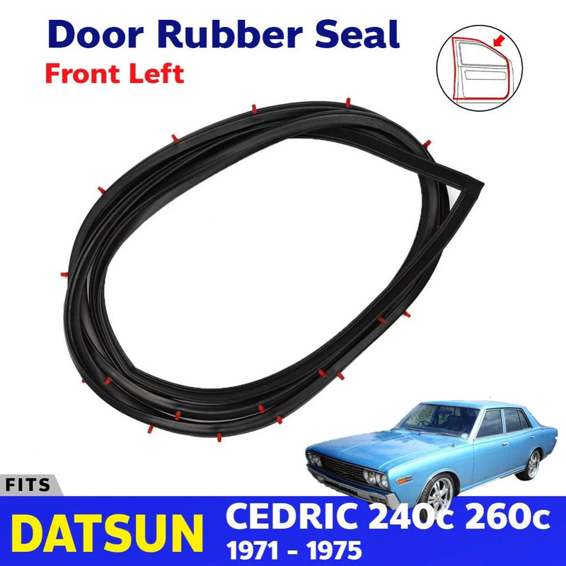 Weatherstrip Door Rubber FL Fits Datsun Nissan Cedric 240C 260C 4D SED 71-75 D12
