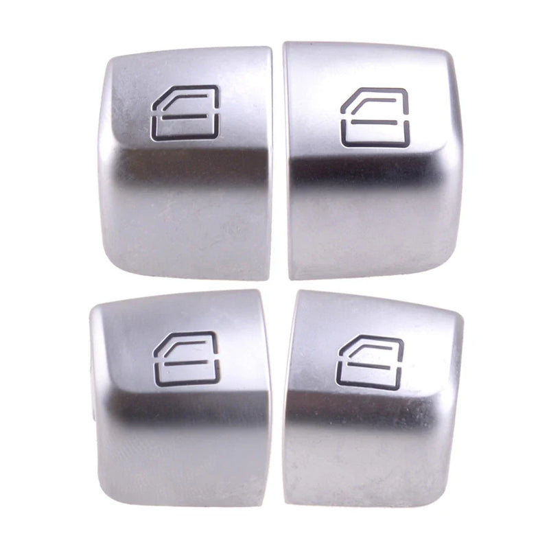 Mercedes C-Class W205 4pcs Window Master Switch Knob Covers (2015-2021)