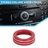Mercedes Benz A B C E S CLA GLA Stereo Media Radio Tune Knob Cover (2013-2023)