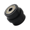 Street Bike Black 8MM Drive Chain Pulley Roller Slider Tensioner Wheel