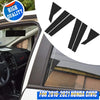 Honda Civic Sedan Carbon Fiber Door Window Pillar Post Trims 2 x (2016-2021)