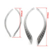Harley Tri-Glide Ultra Black Rear Fender Flares Trim (2014-2023)
