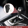 Honda Accord (2008-2012) - Black Beige Faux Leather Car Gear Shift Knob Cover
