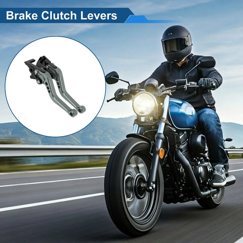 Kawasaki NINJA 400R Titanium Tone 6 Position Adjustable Brake Clutch Levers
