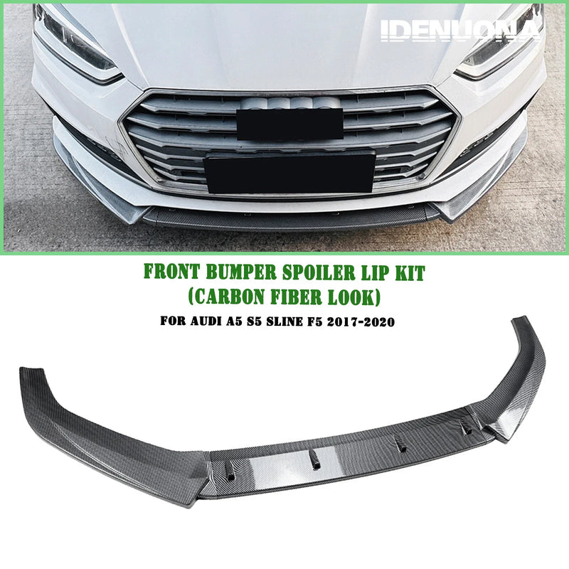 Audi A5 S5 Sline Front Lower Spoiler Lip (2017-2020)