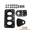 Harley Chopper Bobber 3/4" Taillight License Plate Bracket