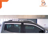 Nissan NP300 Navara D23 Silver Visor Wind Deflector (2015-2020)