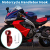 Motorcycle Handlebar Hook / Motorcycle Hanging Hook Aluminum Alloy Red /