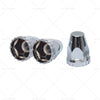 Kenworth Freightliner Western Star 33mm Chrome Nut Covers (20-20)