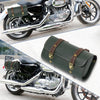 Motorcycle Saddlebag Side Tool Bags 2 x Quick Release Buckles Green