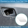 BMW X6 (2015 - 2019) White Front Right Washer Nozzle Cover Cap