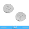 Mercedes-Benz ABS Silver Tone 12 x Pieces Steering Wheel Button Covers