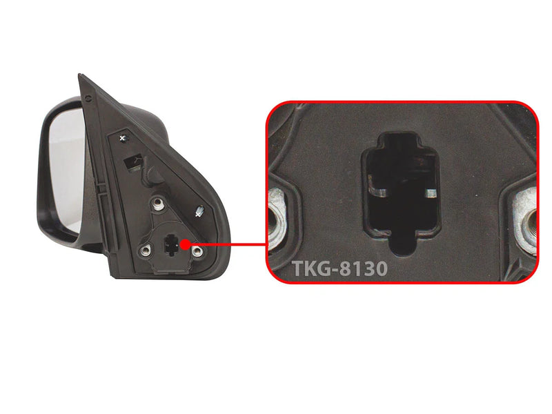 Isuzu D-Max 2003-2011 Manual Side View Mirror (2003-2011)